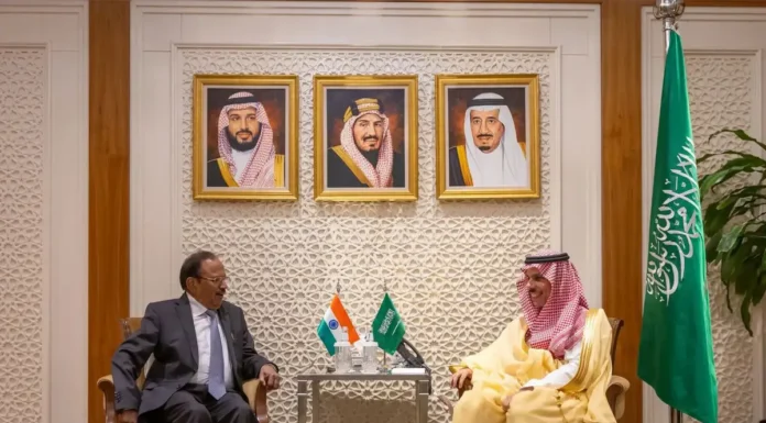 NSA Ajit Doval visits Riyadh, discusses bilateral, regional issues with Saudi ministers Ajit Doval