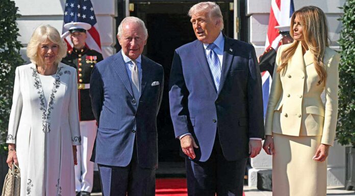 President Trump, First Lady welcome King Charles III, Queen Camilla at White House during state visit Trump