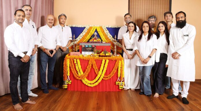 Anupam Kher commences the shoot for ‘Shri Ram Bhoomi’ Anupam Kher