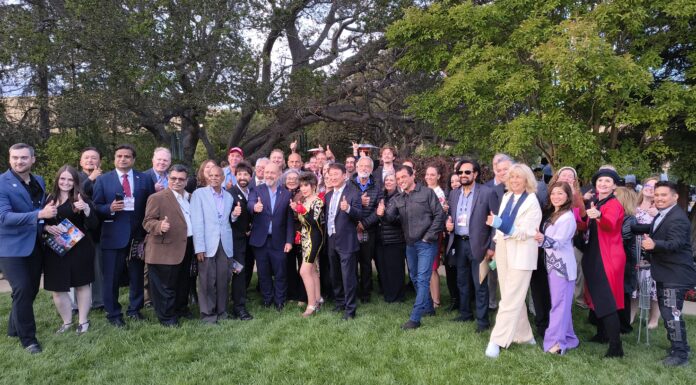 Steve Hilton receives community endorsement by Americans4Hindus at Fremont Hills reception hosted by Dr. Tae Yun Kim Steve Hilton