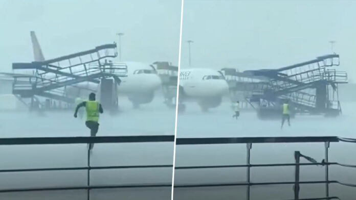 Air India aircraft damaged Air India