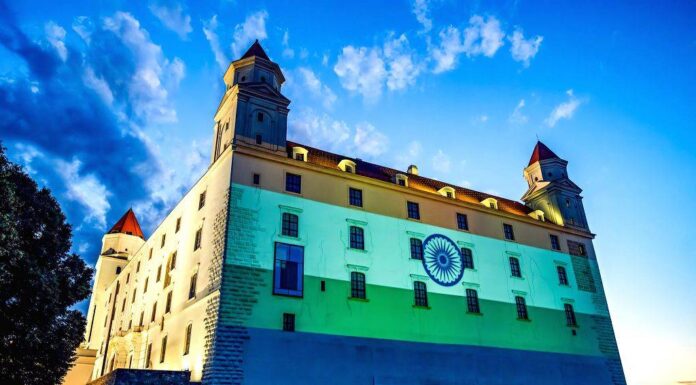 Bratislava Castle lights up in Tricolour as Slovakia rolls out grand welcome for PM Modi Bratislava