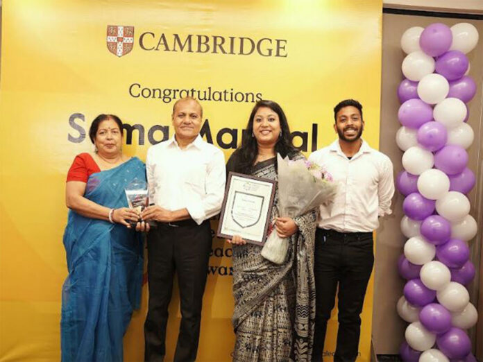 India Teacher Wins 2026 Global Cambridge Dedicated Teacher Award Cambridge