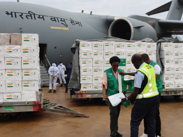 Indian Air Force's C-17 Globemaster III Uganda