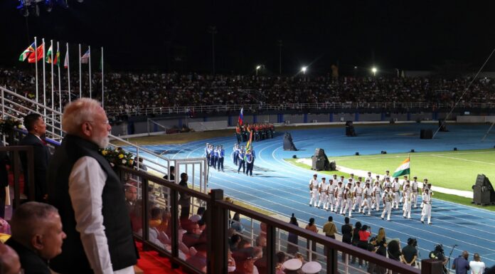 Indian contingent marches on Seychelles National Day, PM Modi stands to honour armed forces Seychelles