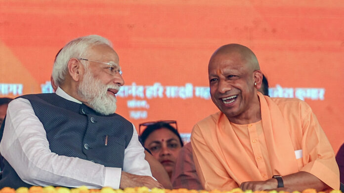 PM Modi extend birthday greetings to UP CM Yogi Adityanath Yogi Adityanath