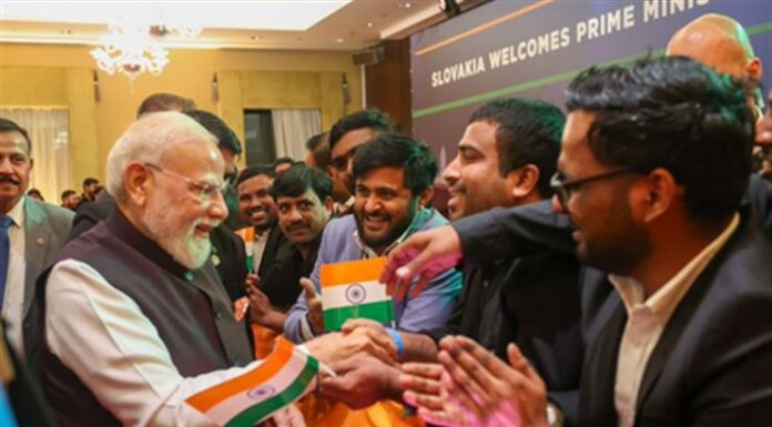 Welcome in Bratislava was truly special, grateful to Indian community for their warmth, affection: PM Modi Bratislava