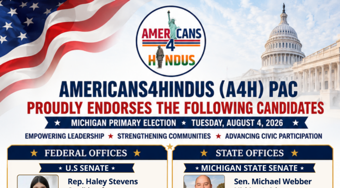 A4H calls upon Michigan voters to support its officially endorsed candidates on Tuesday, August 4, 2026 A4H