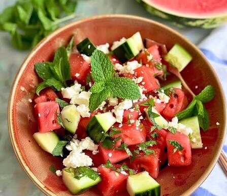 Watermelon Mint Salad: A Refreshing Summer Delight Watermelon