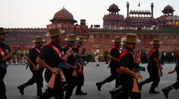 Full-dress rehearsal underway at Red Fort ahead of 80th Independence Day Independence Day