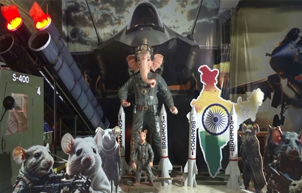 Hyderabad: Viksit Bharat 2047-themed Ganesh idol installed in Uppuguda to mark 50th-year celebrations Viksit Bharat 2047