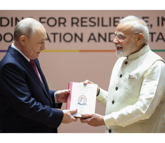 PM Modi gifts Russian version of sacred Tamil scripture Thirukkural to Putin during bilateral talks Thirukkural