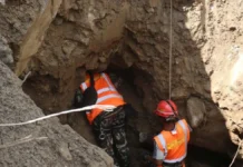 Rescue operation underway at Chilime Hydropower tunnel after flood in Nepal’s Rasuwa Nepal