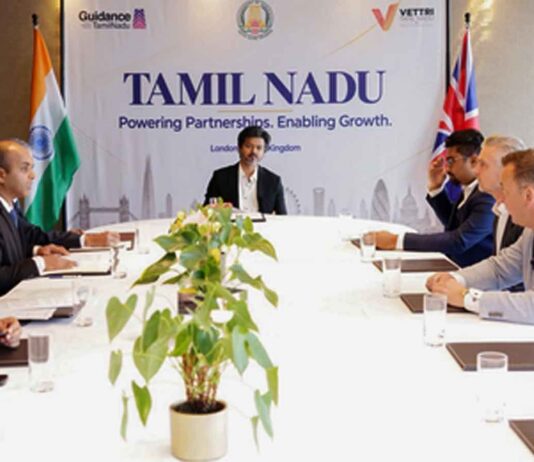 TN CM Vijay returns to Chennai after securing Rs 15,300 crore investment deals in London Vijay