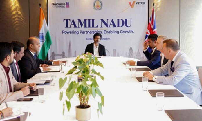 TN CM Vijay returns to Chennai Vijay