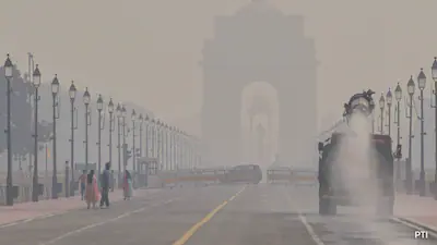Delhi records AQI of 164 Delhi