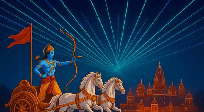 Ramayan Drone Show during FOG Diwali, ‘Festival of Lights’ in Fremont Ramayan Drone Show