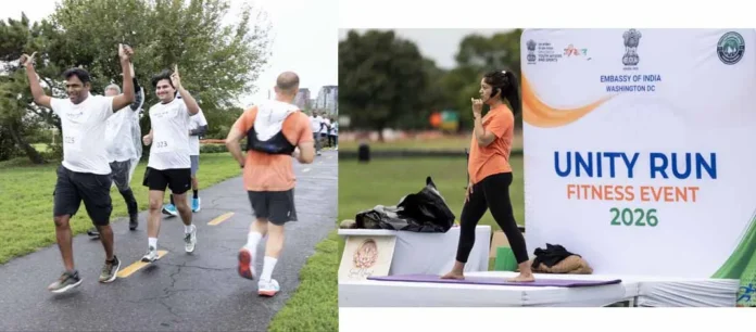 India’s Unity Run near Washington India’s Unity Run