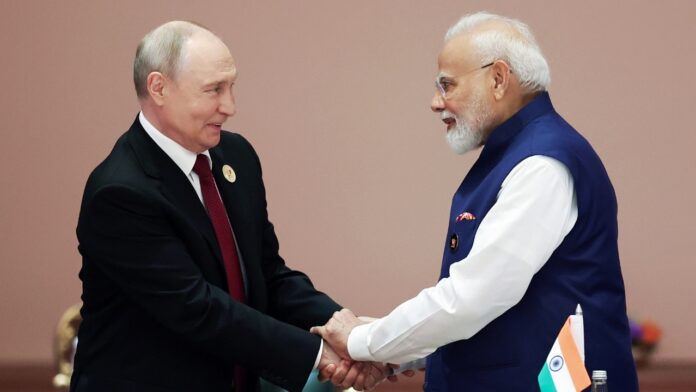 Modi Ji with Russian President Vladimir Putin Putin