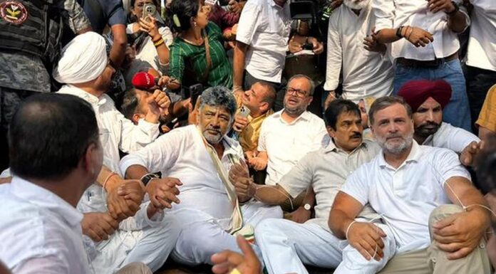 “They can provide us with another place to protest”: Rahul Gandhi on EC demonstration Rahul Gandhi