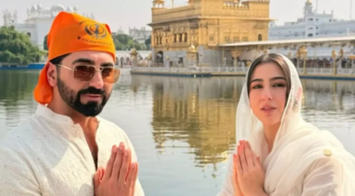 Punjab: Sara Ali Khan, Ayushmann Khurrana offer prayers at Golden Temple Sara Ali Khan